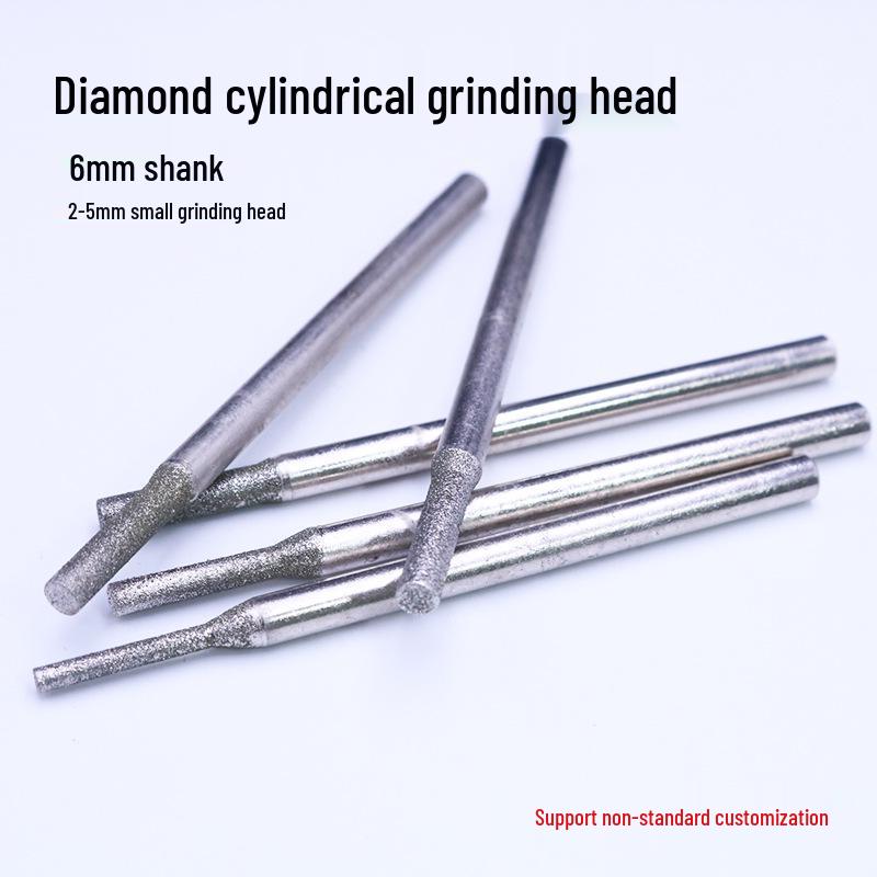 Fine Grit Diamond Grinding Head for Electric Drills - Ideal for Jade Polishing and Alloy Grinding