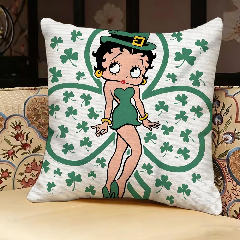 Beauty B-Betty B-Boop Pillow Case Pillowcase, Double-Sided Printed, Sofa Cushion, Bedroom Headboard Pillow