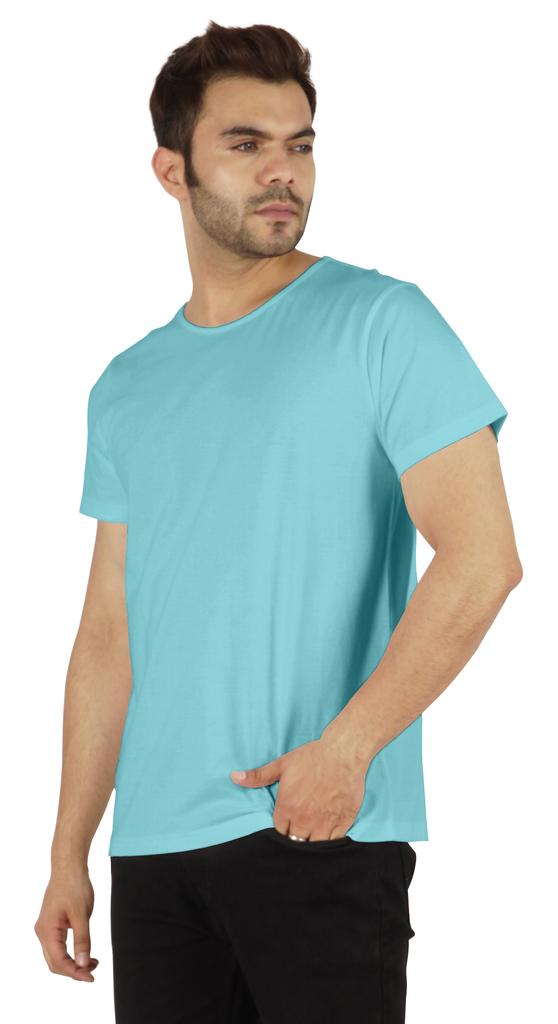 Inkmeso Cotton Short Sleeve Solid T-shirt For Men’s Relaxed Fit Casual Summer Basic T-shirts