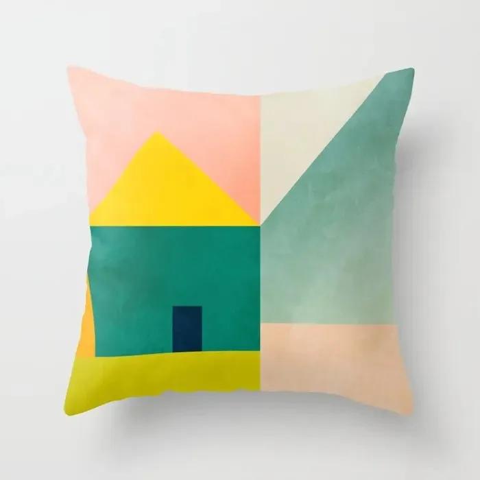 Office Sofa Car Cushion Cover Luxury Home Decoration Pillow Cover Simple Artistic Color Matching