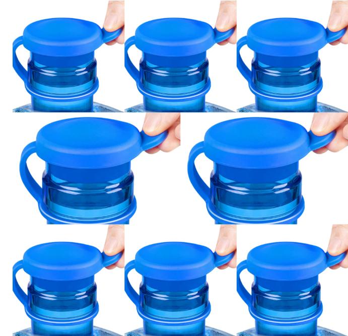 5 Gallon Water Jugs Cap Non-Spill Bottle Caps with Inner Plug Durable Thick Reusable Silicone Water Bottle Cover Drinking Bucket