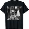 Spooky Great Dane Selfie with Ghost Halloween Dog T-Shirt