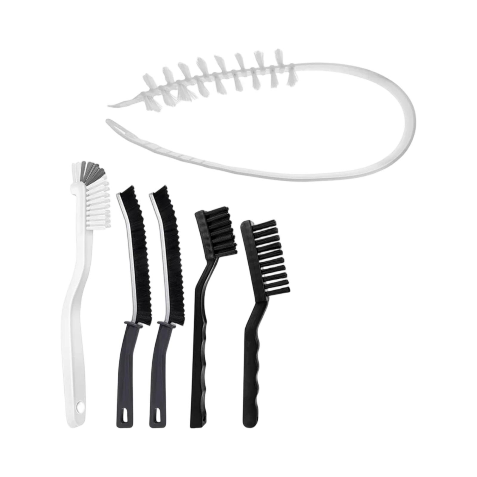 

Cleaning Brush - For Washing Machine, Window Tracks, Bathroom & Kitchen One Size чёрный