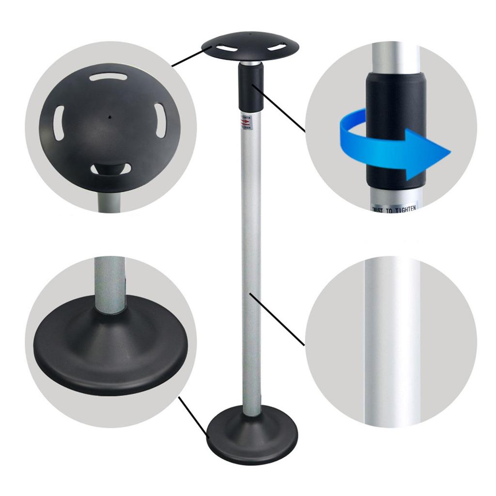 Boat Cover Support Pole Windproof Highly Stable for Patio Locking Telescopic