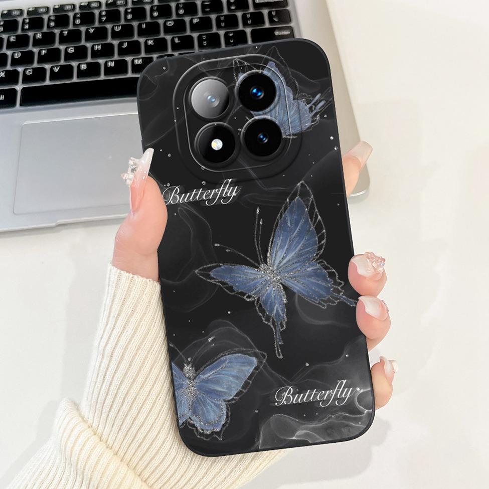 For Redmi Note 14 Pro+ 5G Cover For Redmi Note 14 Pro Plus 5G Case Silicone Cute Cartoon Luxury Fashion Shockproof Bumper Funda