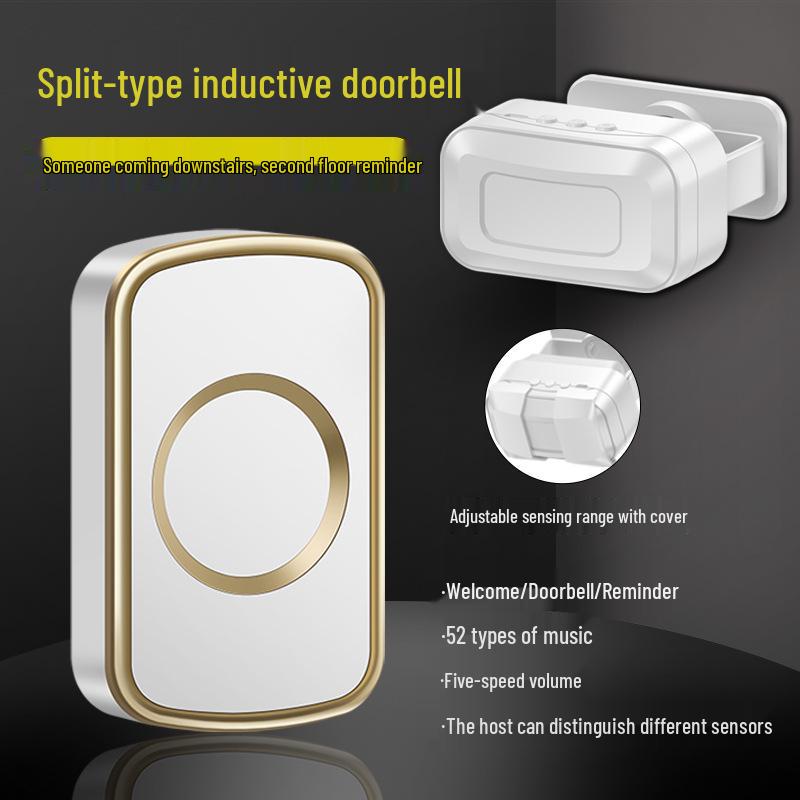 Entry Welcome Sensor: Split-Type Voice Reminder for Shop Entrances