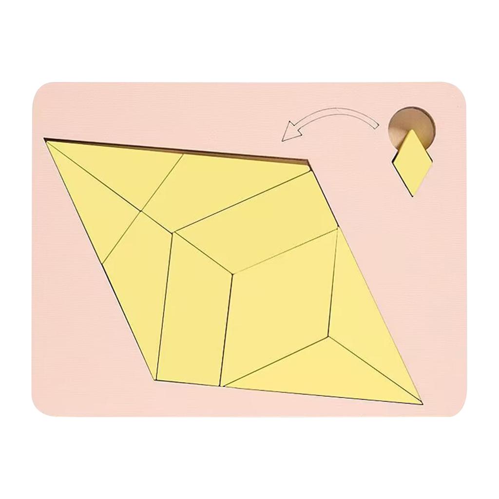 Puzzles, Wooden Block Puzzle Challenges, Wooden Irregular Shape Puzzles, Family Game Night Challenge Games With Unique Geometric