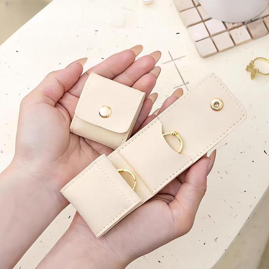 Mini Travel Jewelry Bag Foldable Roll-up Jewelry Storage Pouch Portable Jewelry Organizer