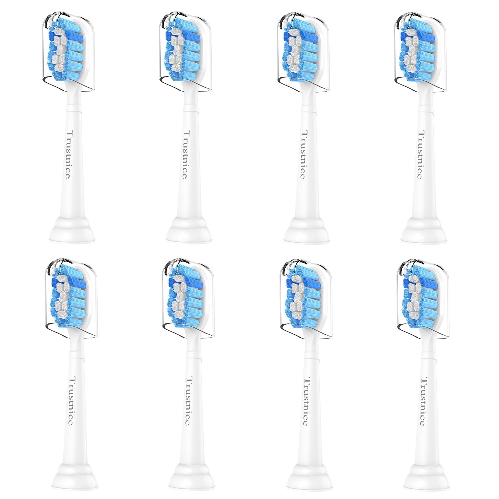 Сменные насадки Trustnice для электрических зубных щеток Philips Sonicare DiamondClean ProtectiveClean с мягкой щетиной и полировкой