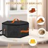 Spacious Foldable Travel Hat Organizers For Women With Heavy Duty Zippers And Reinforced Cardboard Base