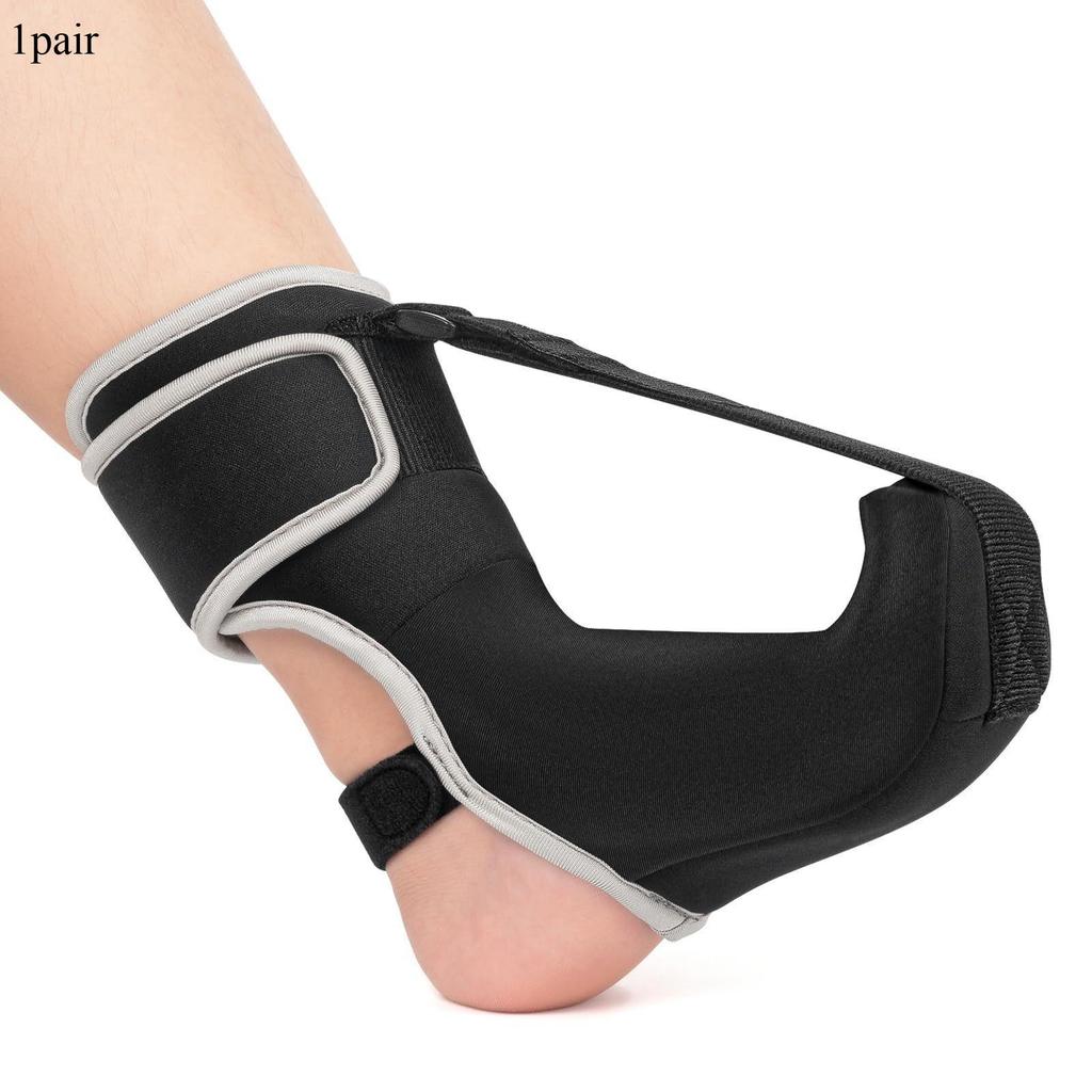 1 Pair Upgraded Foot Sagging Stretch Belt Night Splint Adjustable Unisex Fixed Ankle Brace Foot Rest
