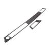 For BMW 3 Series E90 2005-2012 Soft Carbon Fiber Car Instrument Panel Panel Frame Decorative Sticker Interior Accessories L/R FQ4