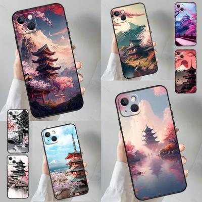 Japanese Art Temple Sakura Case For Honor Magic 7 5 6 Pro Cover For Honor 200 400 50 90 70 Lite X8a X8b X9 X9a X9b X9c