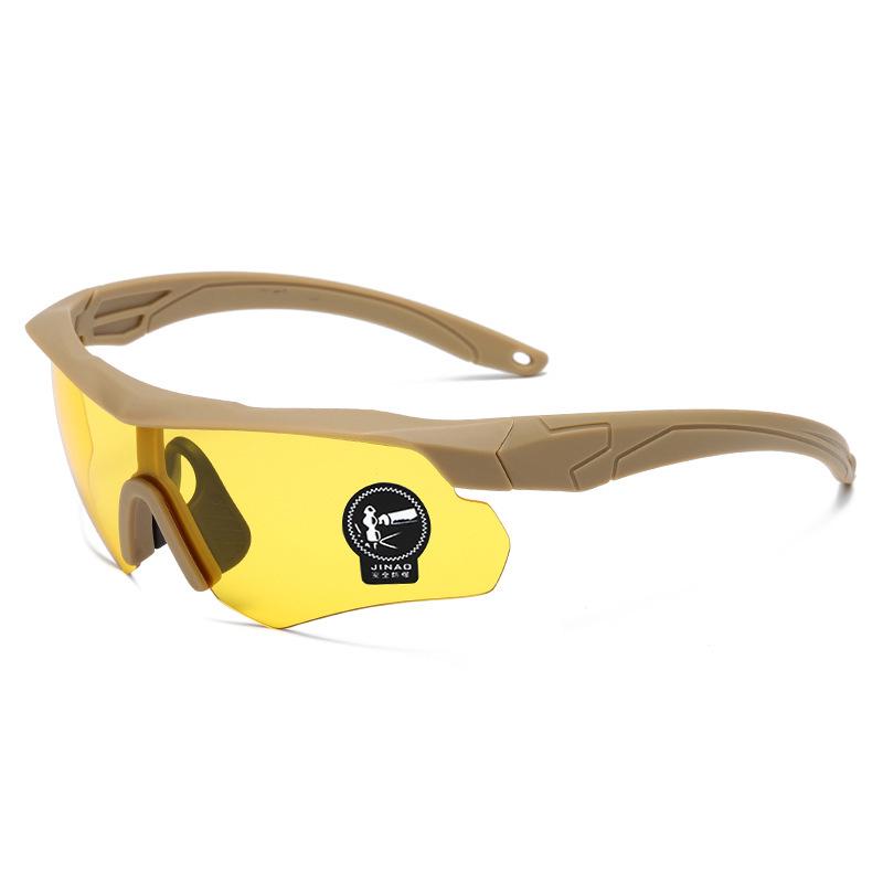 Anti-Explosion Tactical Goggles: Wind & Sand Protection for Military, Shooting, Cycling, and Myopia.