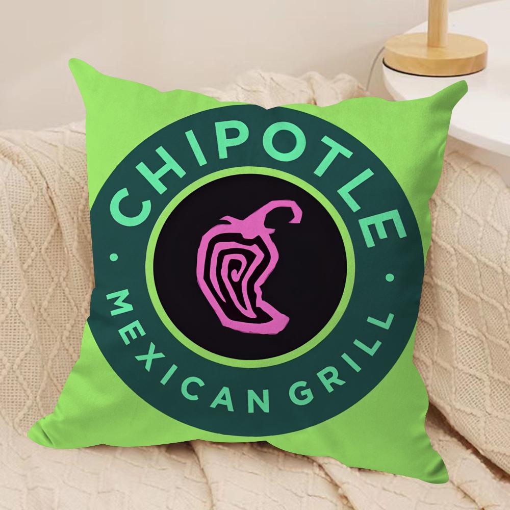Food CChipotleS Cushion Cover Pillowcase Ultra Soft Skin Friendly Fabric Cloud Like Comfort Concealed Zipper