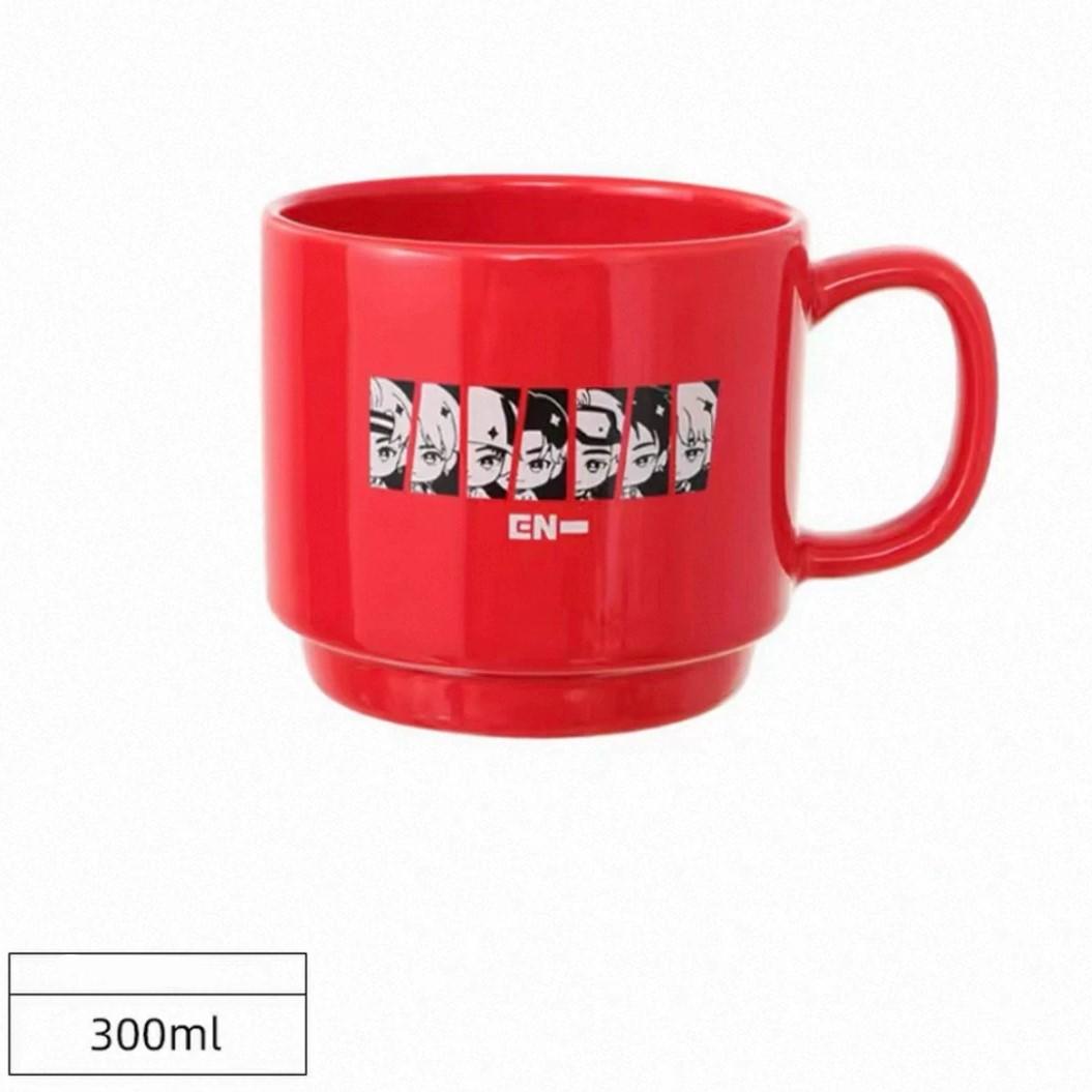 ENHYPEN x MINISO - Кружка с персонажем 300 мл(красный)