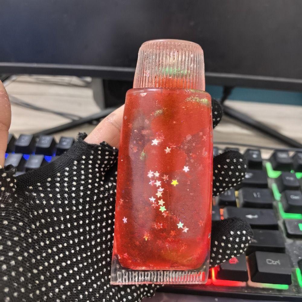 Glitzer Frucht Zahnpasta Squishy Spielzeug Nicht-Rückprall Formbar Gesichtsreiniger Fidget Kneten Weich Elastisch Squishy Spielzeug Kinder Erwachsene