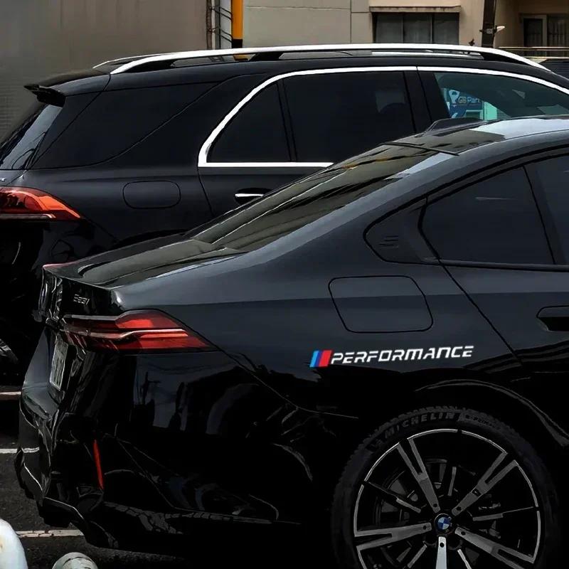 Car Stickers BMW Tricolour Tuning Sport Stickers Cool Decoration Stickers For BMW I3 I5 I7 X1 X3 X5 E39 E46 E90 F20 E60 F30 E87 MD2