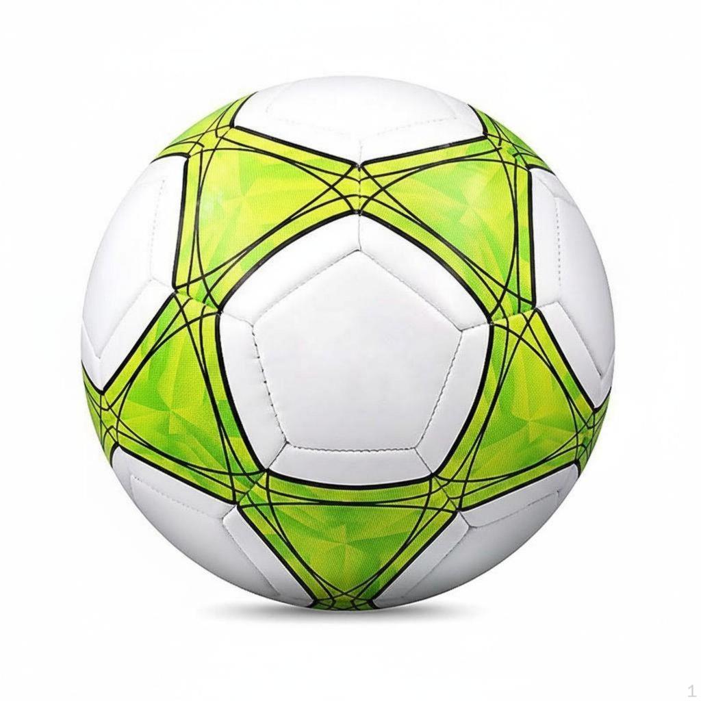 Klassischer Schwarz-Weißer Fußball Offizielle Größe & Gewicht Maschinengenähte Konstruktion