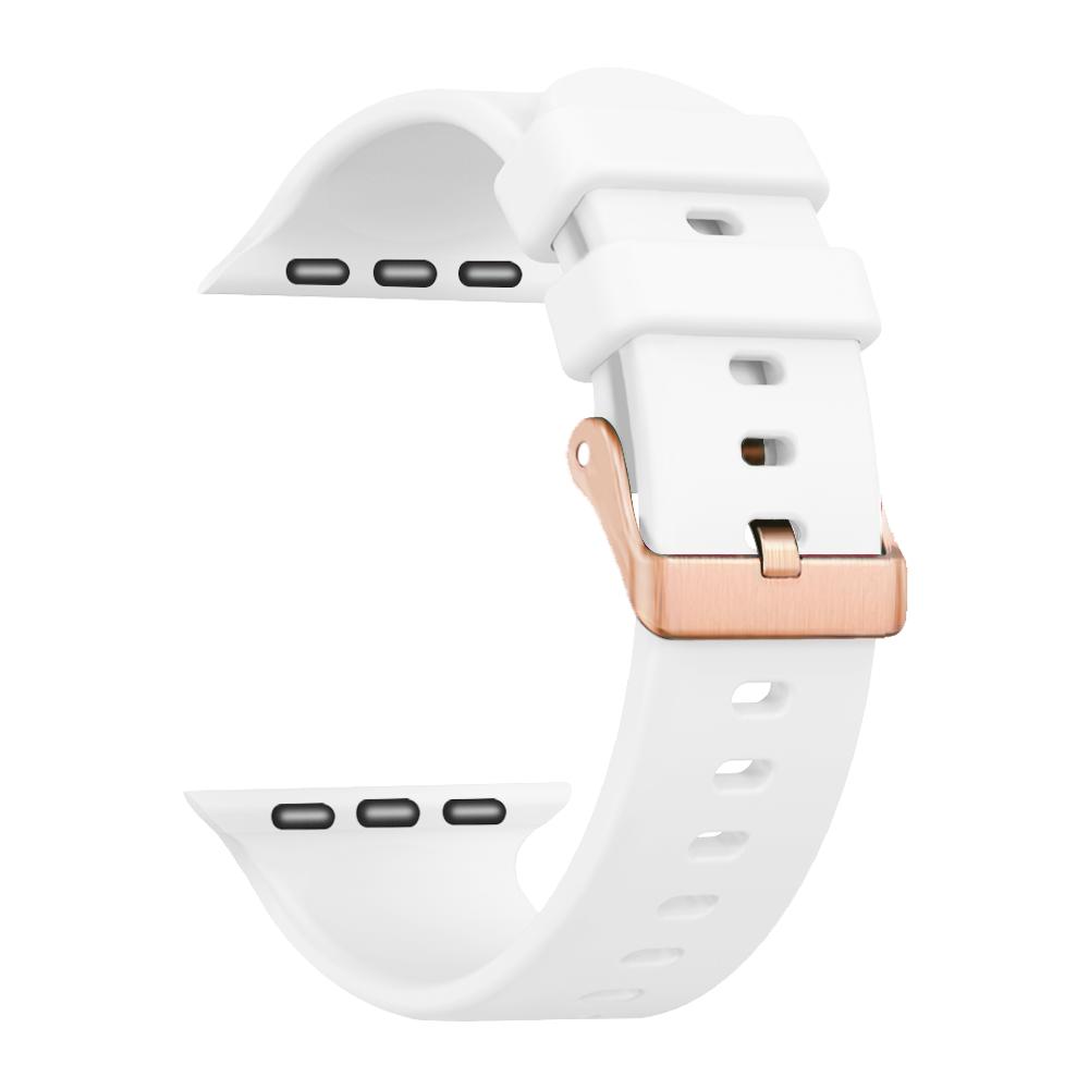 Silikónový športový remienok náramok pre Apple Watch Series 10 42mm 9 8 7 41mm 6 5 4 40mm SE 38mm Náramky Remienok na hodinky Príslušenstvo