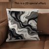2D Modern Abstract Pattern Digital Print Pillowcases Pattern Cushion Cover Suitable For Sofa Bedroom Car Pillow Cover