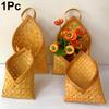 1PC Multi-Purpose Kitchen Decor Woven Wall-Mounted Basket Farmhouse Wall Hanging Vegetables 2 Sizes