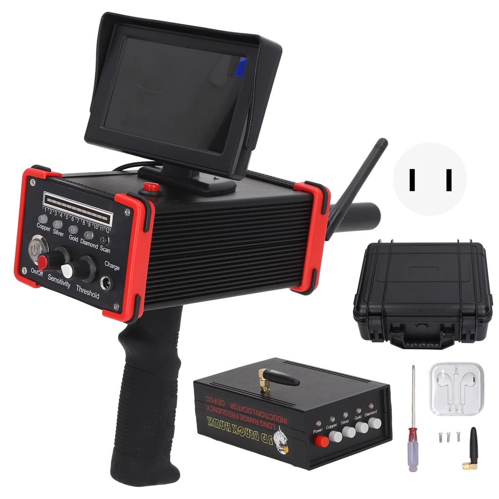 Long Range Metal Gold Silver Detector Finder High Sensitivity Treasure Hunting Detector