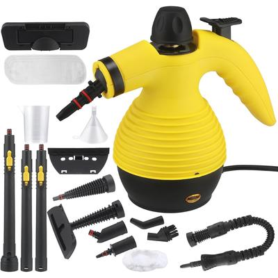Steam Cleaner, Pressurized Handheld Mop Steam Cleaner for Home with 18 PCS Accessory & Safety Lock, Large Capacity Mop Steam for Cleaning, Car,