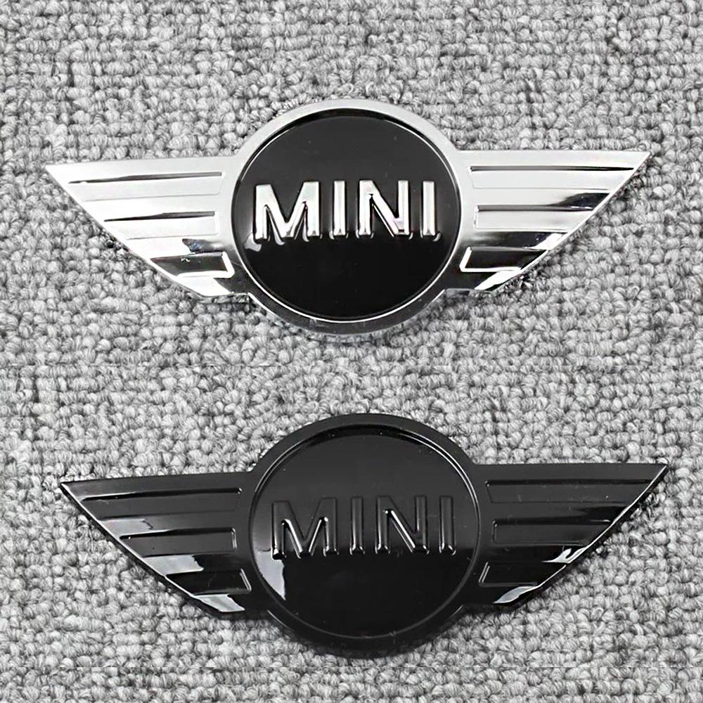black Mini Emblem ABS Car Front Hood/Rear trunk Badge for BMW Mini cooper R56 R50 R58 R52 R53 R55 f56 f55 Decoration Stickers
