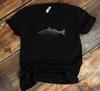 Striper Fisherman T-Shirt - Rockfish Fly Fishing Striped Bass Lover