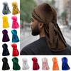 Velvet Durags Caps Long Tail Head Wrap New Pirate Hat  Unisex