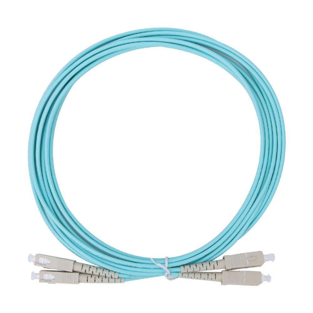 Multimode Duplex OM3 Fiber Optic Cable SC/UPC To SC/UPC SC To SC Fiber Cable  Server Room