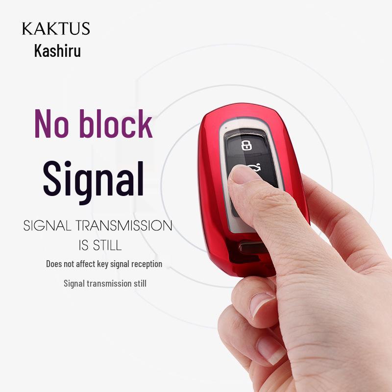 KAKTUS TPU Soft Rubber Protective Key Case for Geely Emgrand
