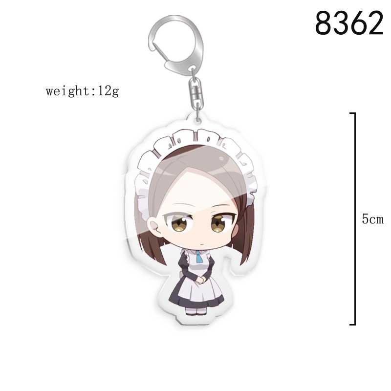 Otome Game 'Evil Heiress' Acrylic Keychain: Trapped in a Dating Sim