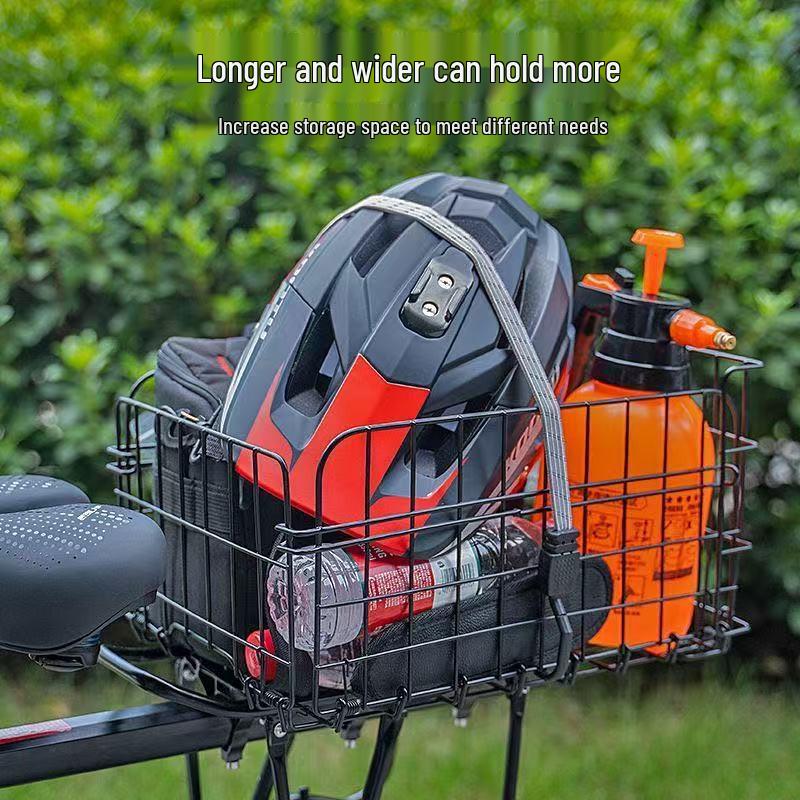 Faltbarer großer Hinterradkorb für Mountainbikes