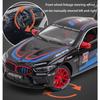 1/24 Scale M8 GTE Racing Diecast automudeli mänguasi, tagasitõmmatav mänguasi koos heli ja valgusega lastele Väikelapse poistele Tüdrukutele Kingikogu