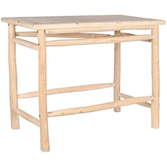 Table d'appoint - DKD HOME DECOR - Naturelle Teck - 137 x 70 x 28 cm - Multicolore - Bois massif