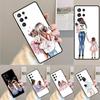 Mom and Daughter Phone Case Cover For Samsung Galaxy S24 S25 Ultra S21 S22 Ultra S10E Note 10 Plus Note 20 FE S23