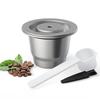 Per Capsule da Caffè Riutilizzabili Nespresso Acciaio Inossidabile Crema Espresso Filtri Ricaricabili Pod Adatti a Macchine Inissia Pixie Essenza Mini