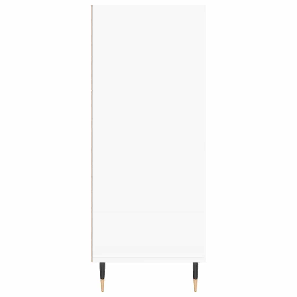 Highboard White 57x35x90 Cm Particleboard
