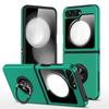 Folding Phone Case Solid Color Retro Bracket Magnetic Phone Case for ZFLIP7 for Samsung Phone Case