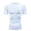 Phoenix  Men's Sports T-shirt Training Fitness Compression Workout Athletic Tees Quick Dry Short Sleeve T-Shirt for Men