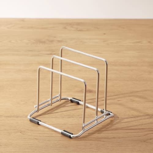 Pearl Metal Stainless Steel Cutting Board Stand, At Aqua, HB-3946