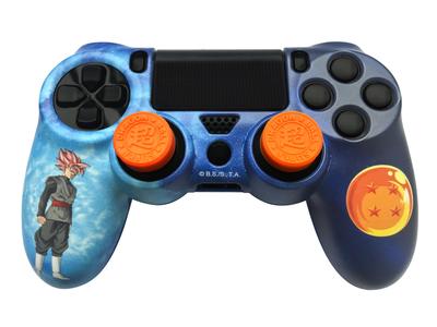 Blade PS4 Dragon Ball Super Combo Pack Super Saiyan God SS Design Exclusive Cover Grip LED Sticker 3 Types Set FR-TEC / DUALSHOCK®4 & &