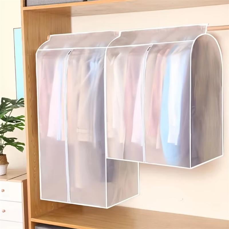 Haushalts Transparente Kleidung Staubdichte Abdeckung Kleiderschrank Kleidungsschutz Hängende Taschen Herren Anzug Jacke Aufbewahrung Staubschutz