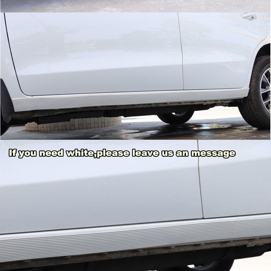 For Side Skirt Anti-Scratch Strip 5Mm Wide-4M Black Audition