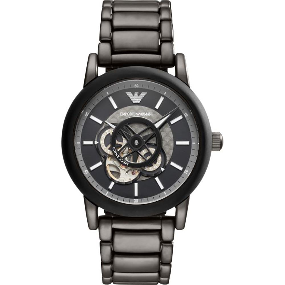 

Emporio Armani Luigi Transparent Grey Metal Men s Automatic AR60010 прозрачный