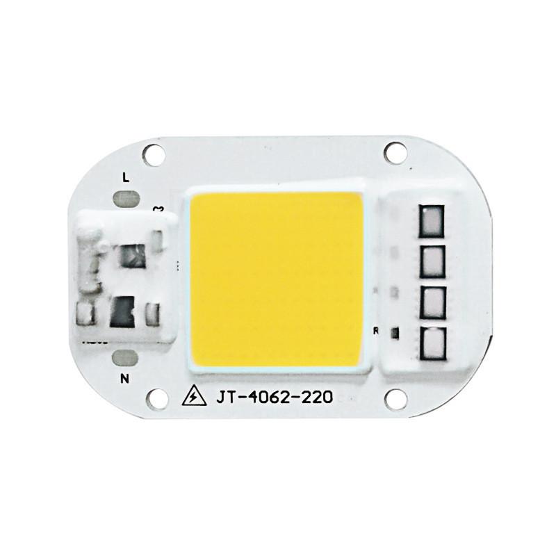 AC 220V 20W/30W/50W Free Driver High Pressure LED Chip COB Light Source