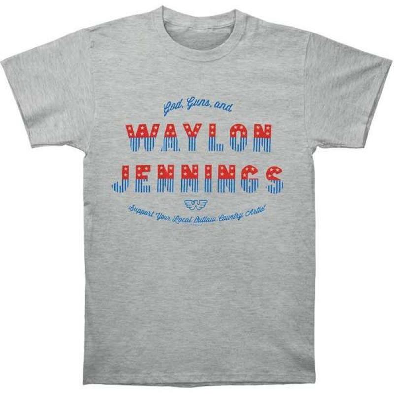 Waylon Jennings God Guns And T Shirt New Small Only