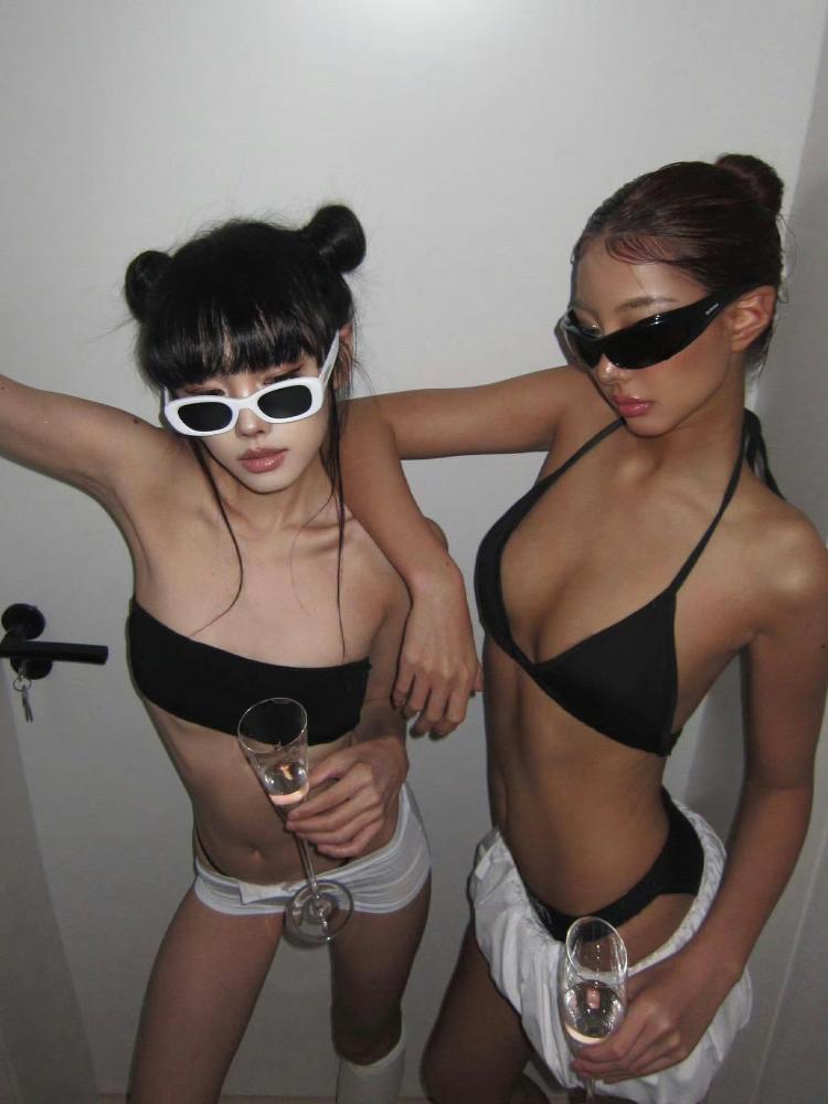 Женские юбки Y2k с рюшами и пузырьками — фото 16